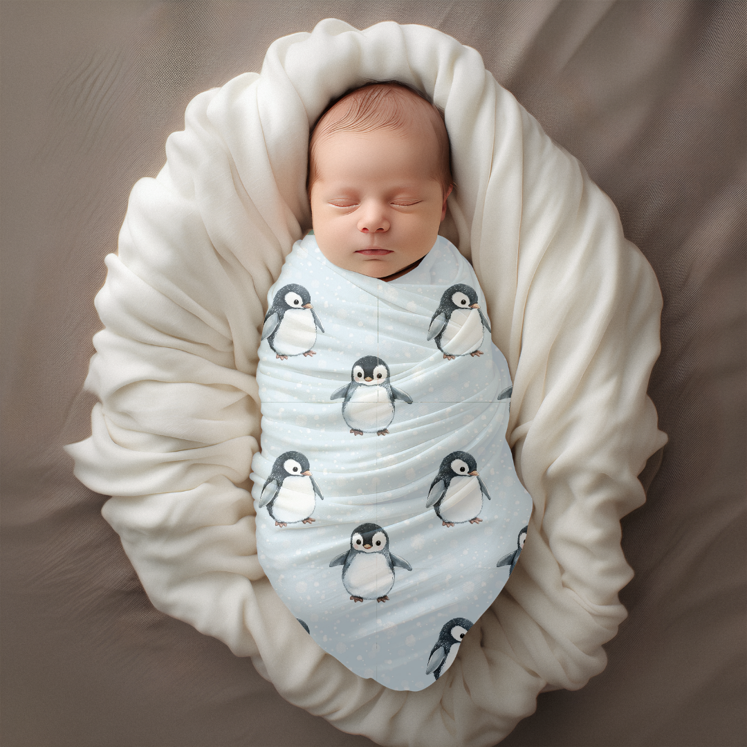 Mousseline Classique pingouin (précommande pour décembre)
