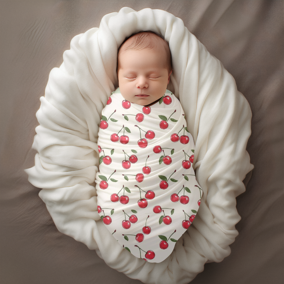 Mousseline Classique cerises (livraison prévue pour mars)