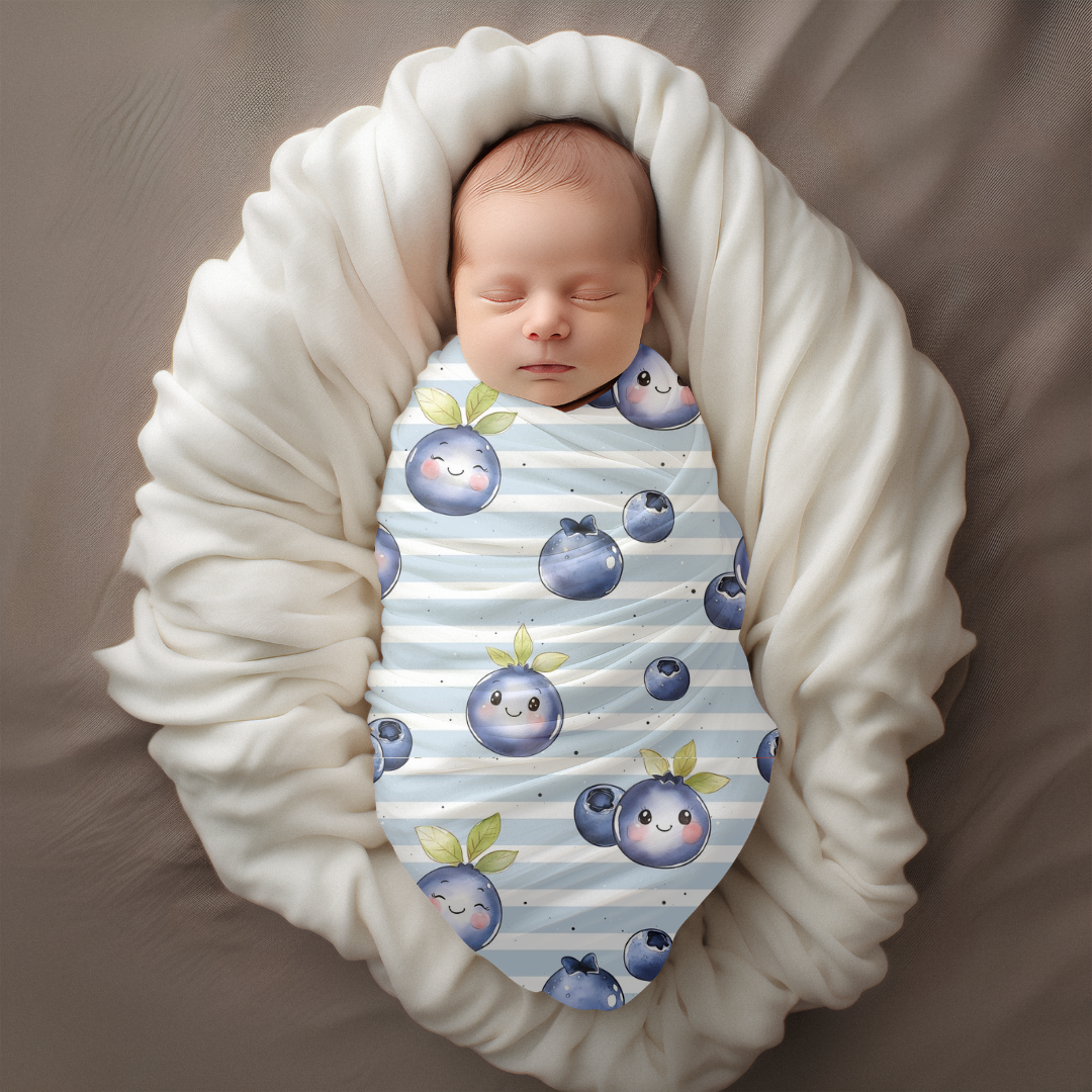 Mousseline classique Bleuets (précommande pour mai)