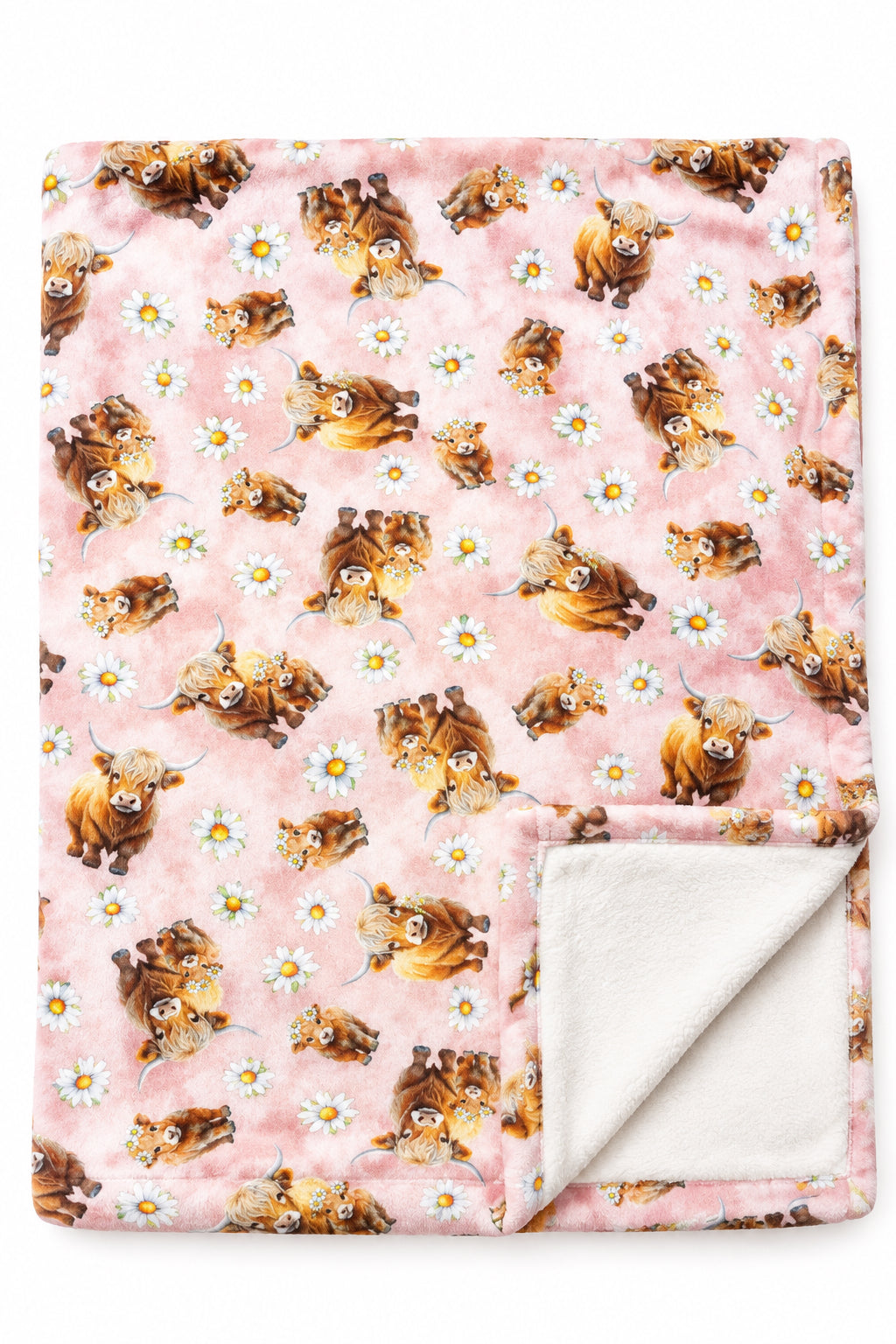 Couverture Minky squish | Vache