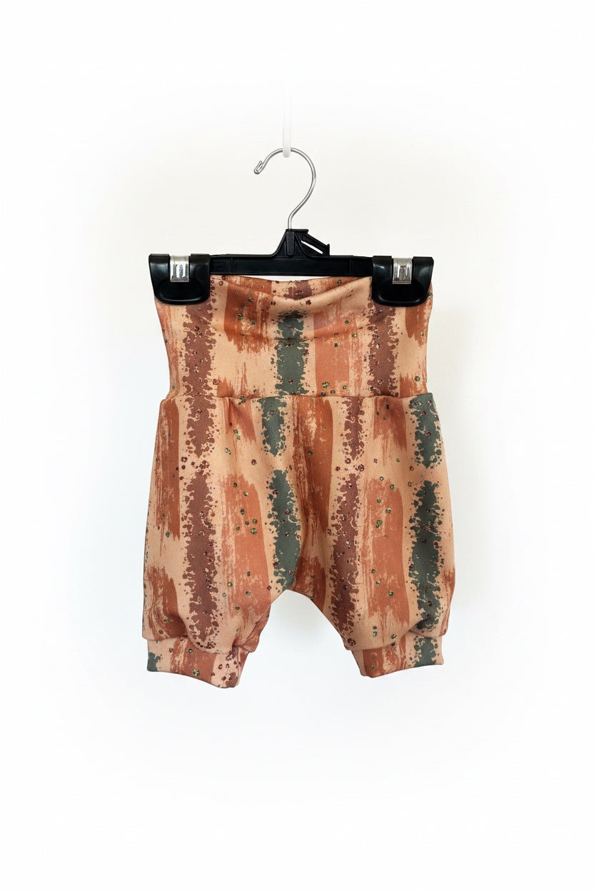 Short 3/12 mois et 3/6ans Dino brune