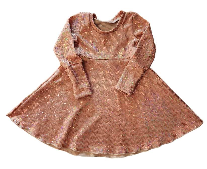 Sequin dress 3/12 months