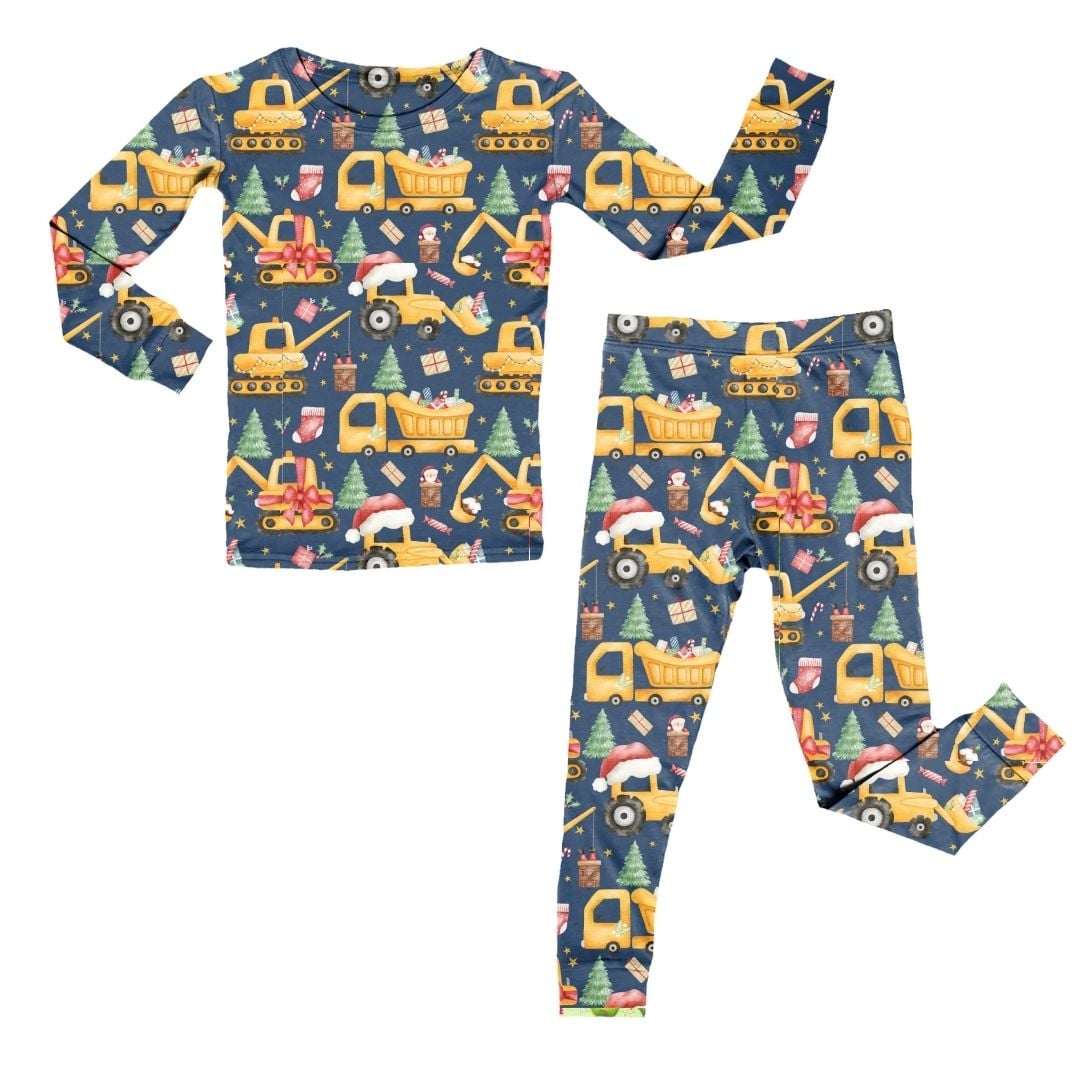 Pyjamas camions de noël 2 pièces (précommande pour début novembre)