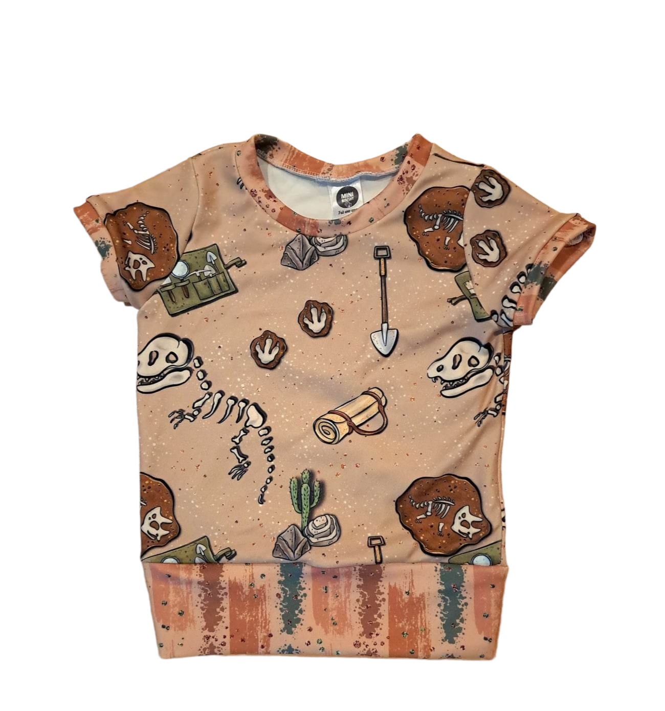 Beige paleontologist t-shirt