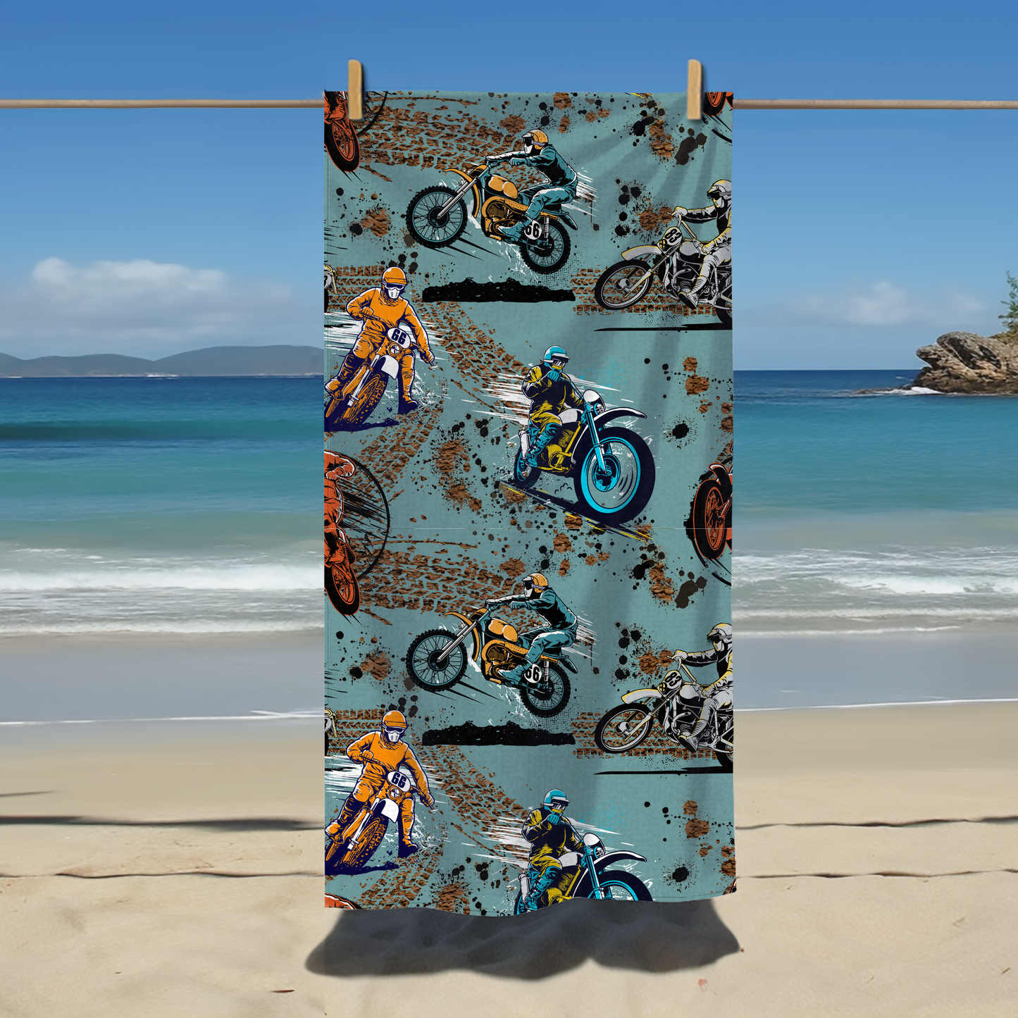 Serviette motocross