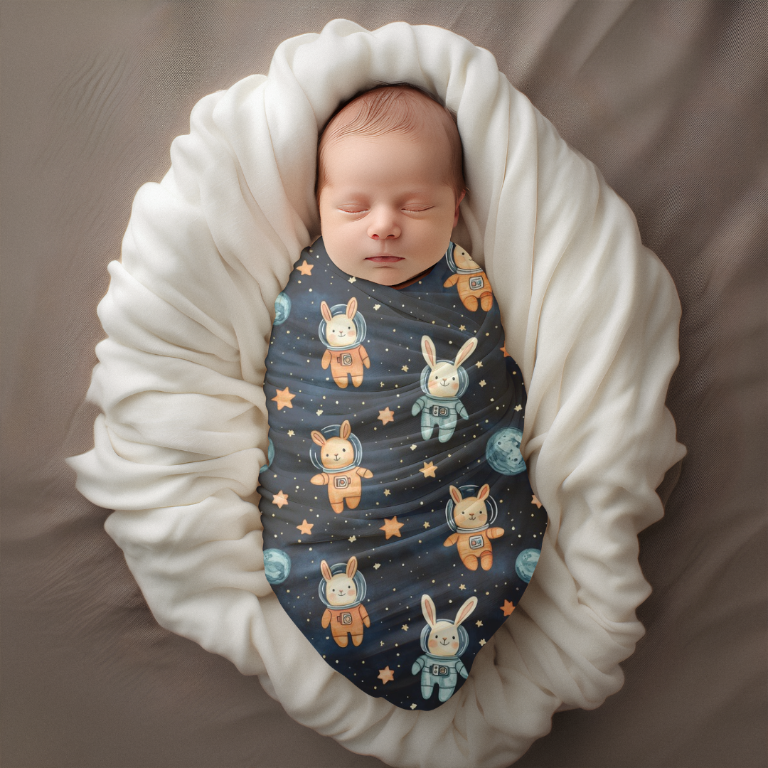 Astro Rabbit Muslin
