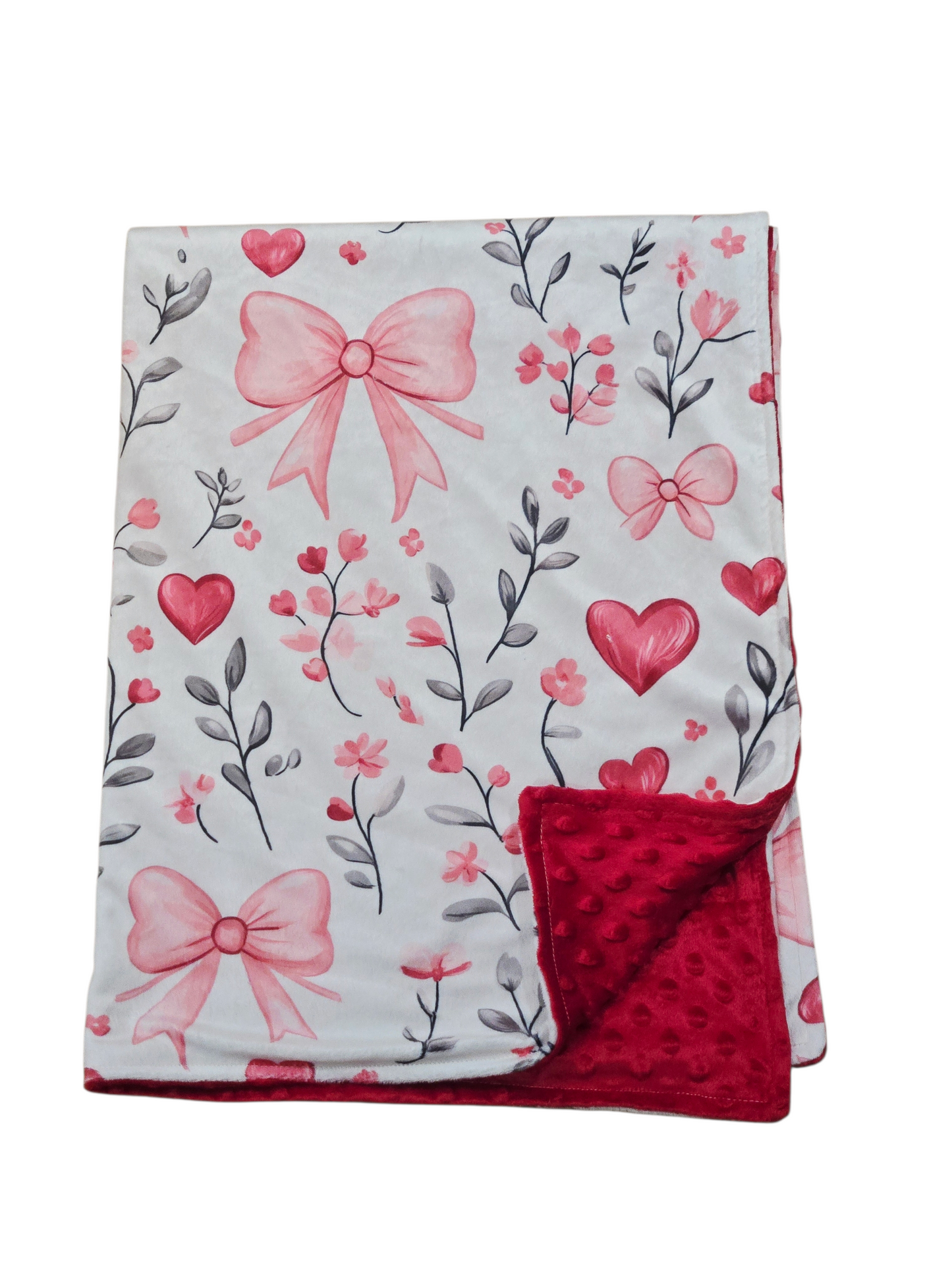 Couverture minky boucles