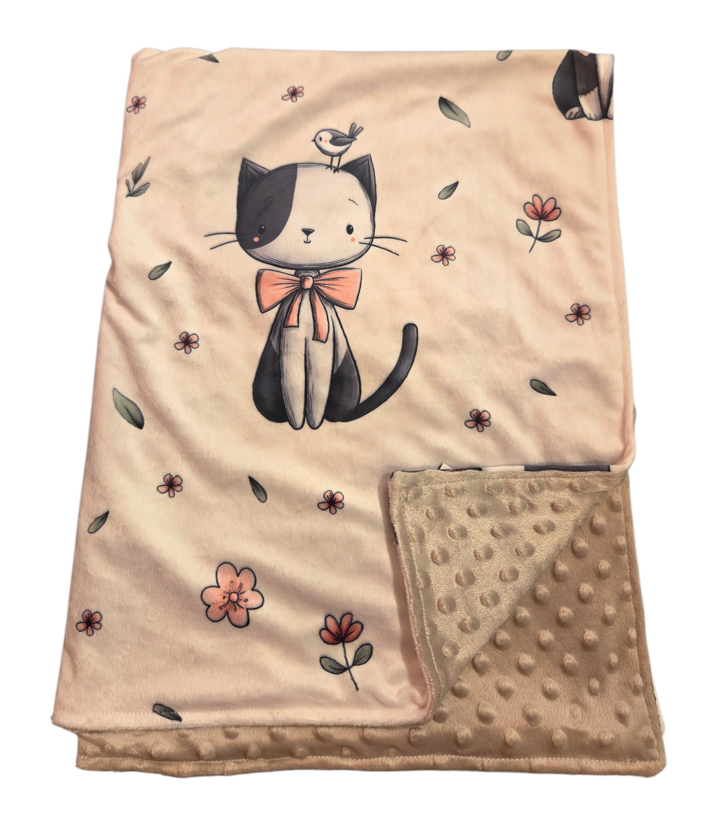 Couverture minky chats