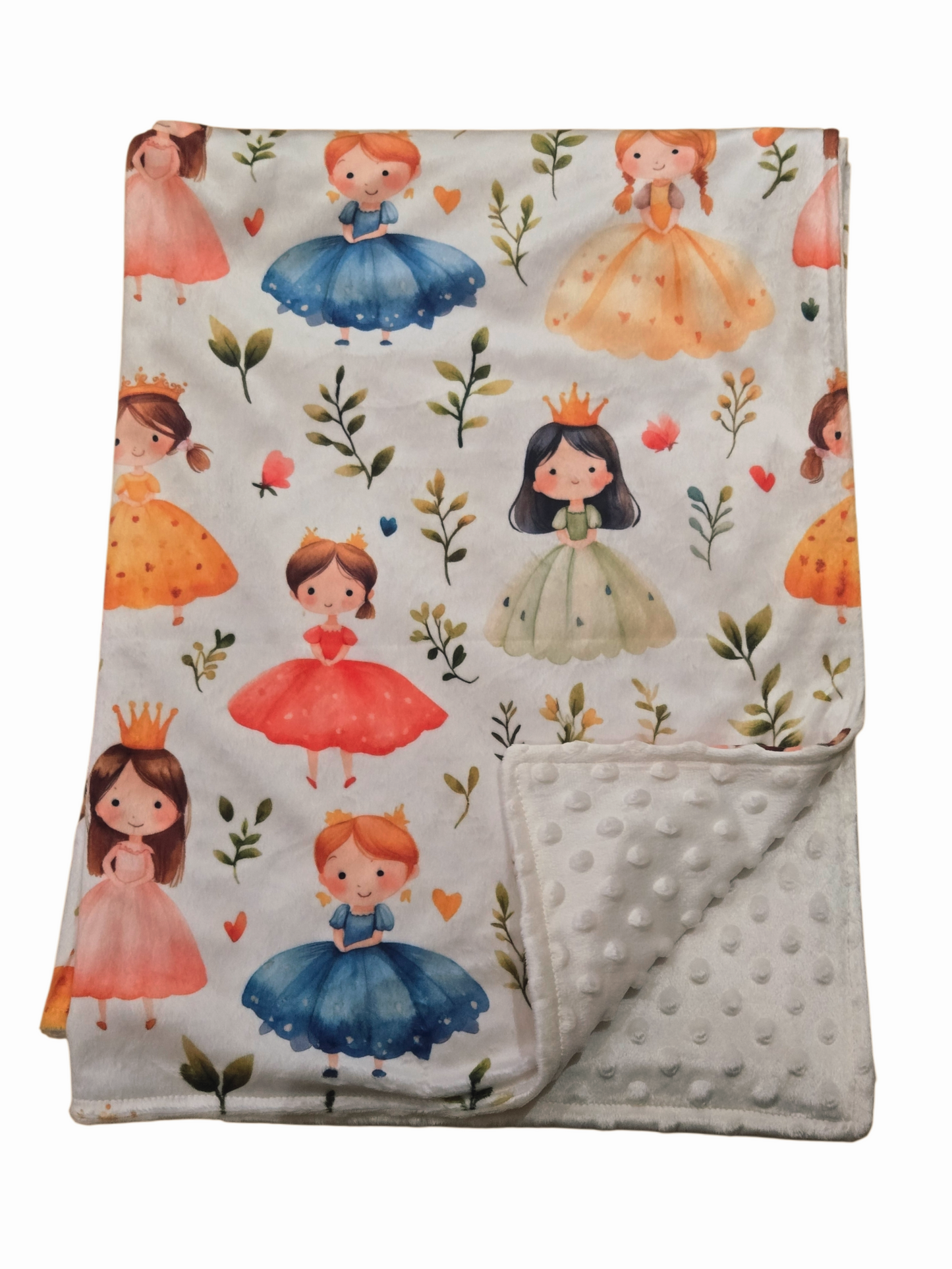 Couverture minky princesses