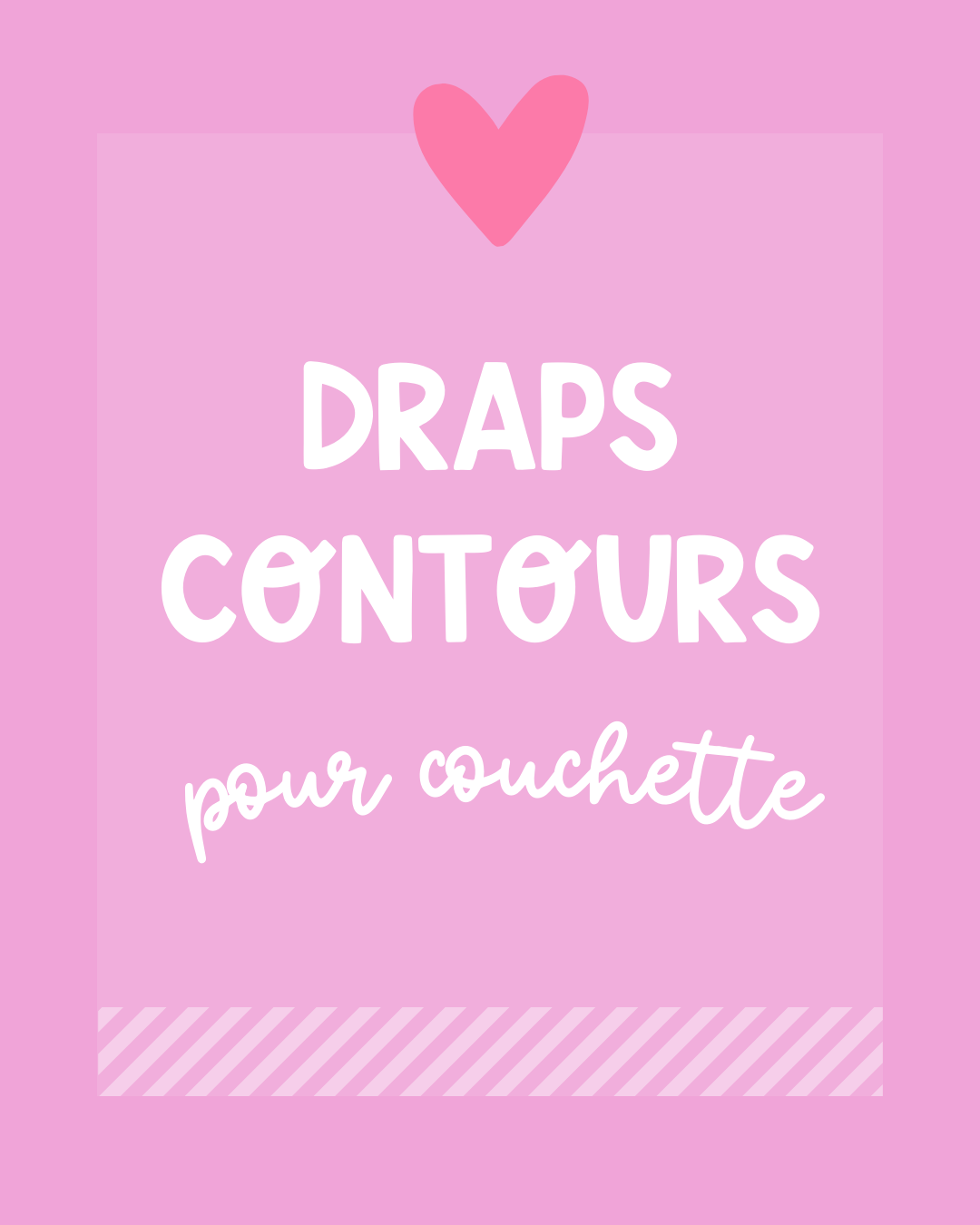 Draps contours pour couchette
