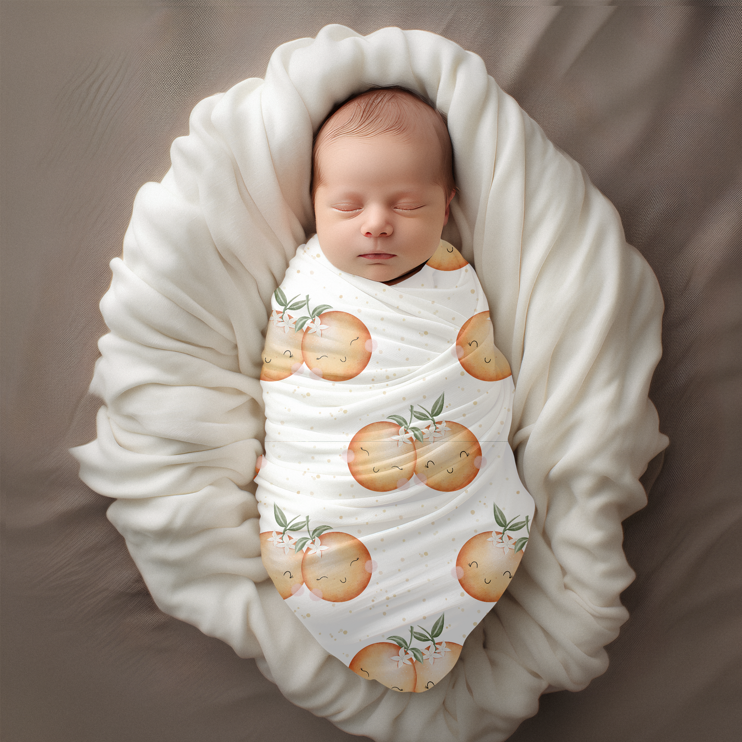 Orange muslin