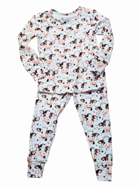 Pyjamas 2 pièces vache