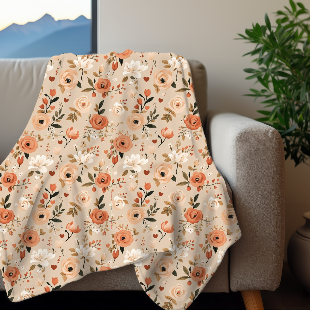 Mousseline Géante fleurs (précommande d'octobre)