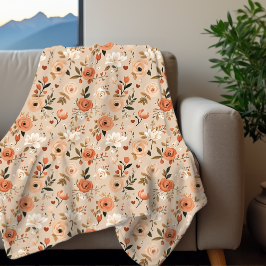Mousseline Géante fleurs (précommande d'octobre)