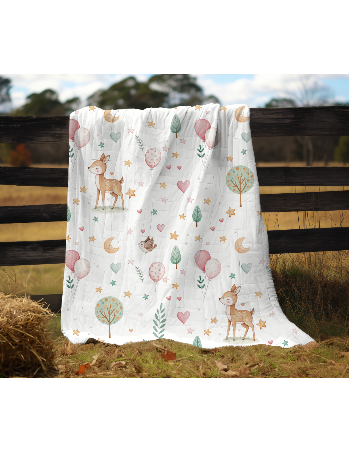 Mousseline classique | Bambi en forêt