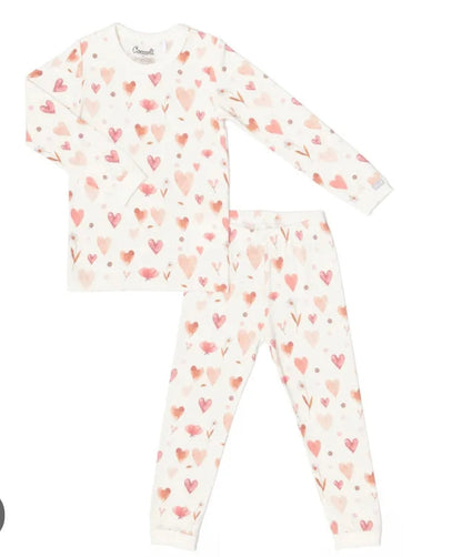 Pyjama cœur 2 et 4 ans | coccoli