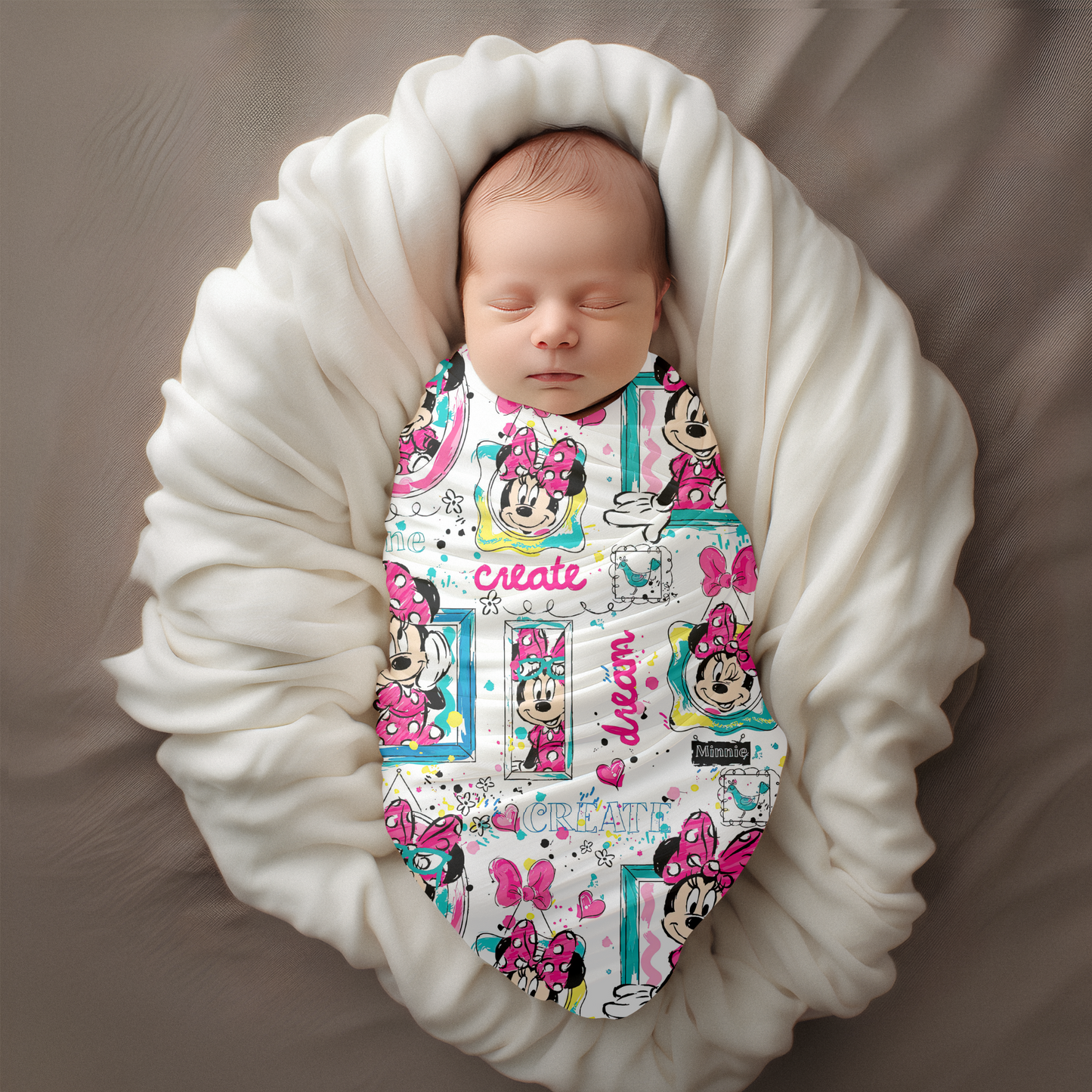 Pink mouse muslin