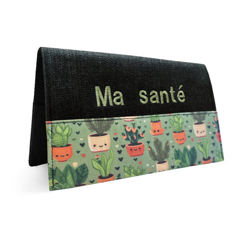 Protège carnet de santé - plantes (collaboration avec lolikö)