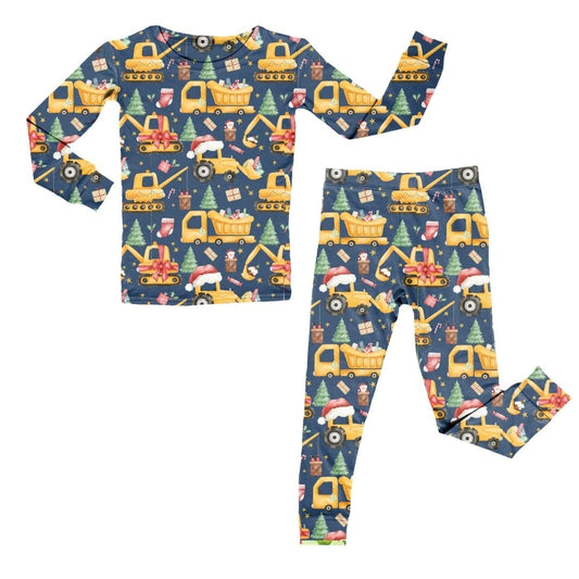 Pyjamas camions de noël 2 pièces (précommande pour début novembre)