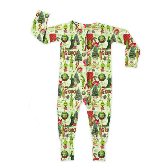 Pyjamas Grincheux de noël 0 à 24mois (précommande poir début novembre)