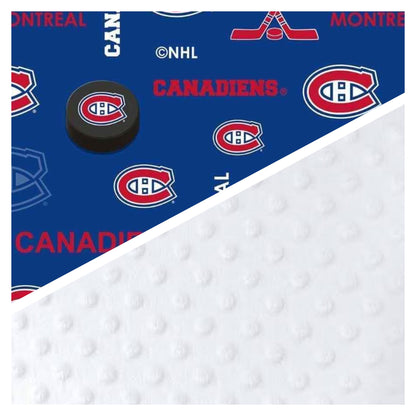 Couverture minky Hockey Montréal (précommande pour juin)