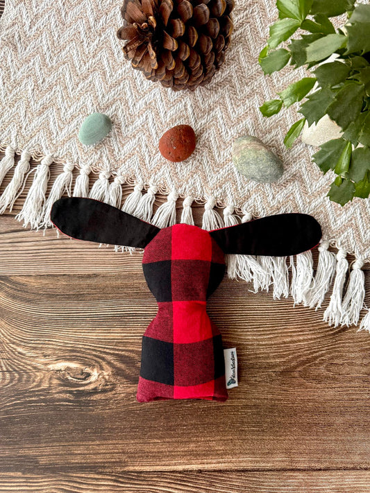 Sac lapin chauffant carreauté (collaboration Alexa sebastiani)