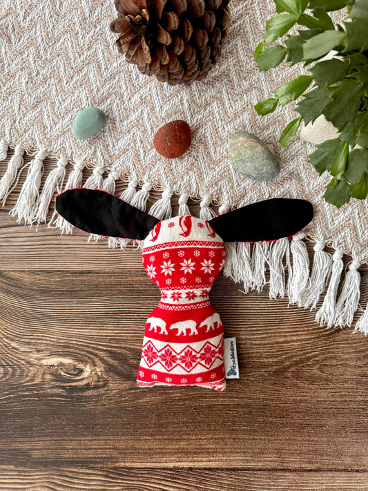 Sac lapin chauffant tricot d'hiver (collaboration Alexa Sebastiani)