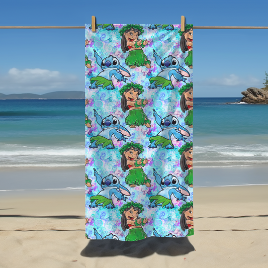 Serviette bonhomme bleu (livraison mai)
