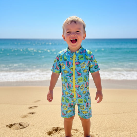 Maillot de bain dinos rétro