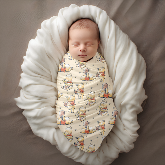 Couverture oursons miel (précommande pour mars)