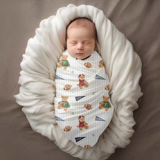 Mousseline oursons fan #1 (précommande pour juillet)