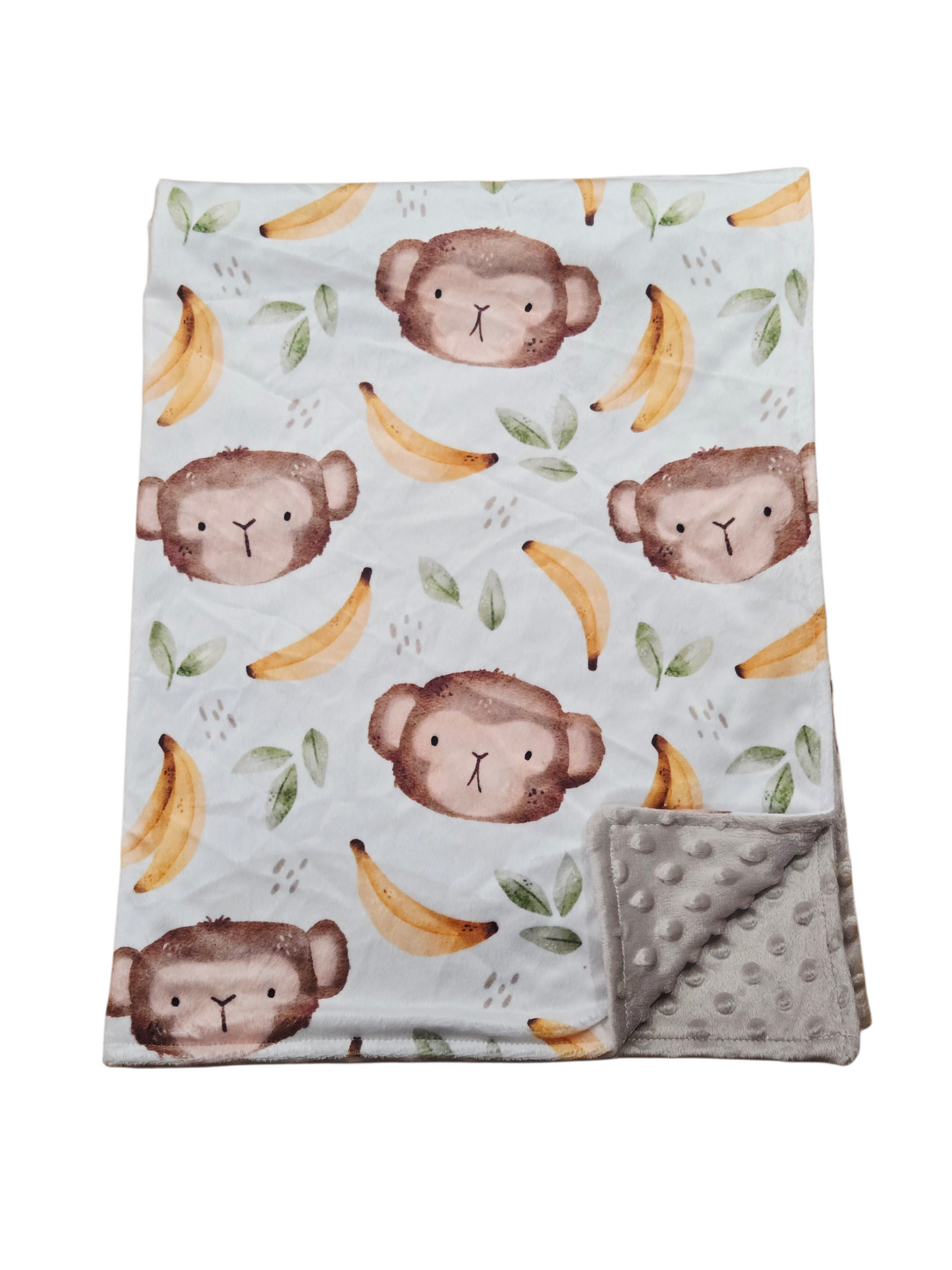 Couverture minky singe