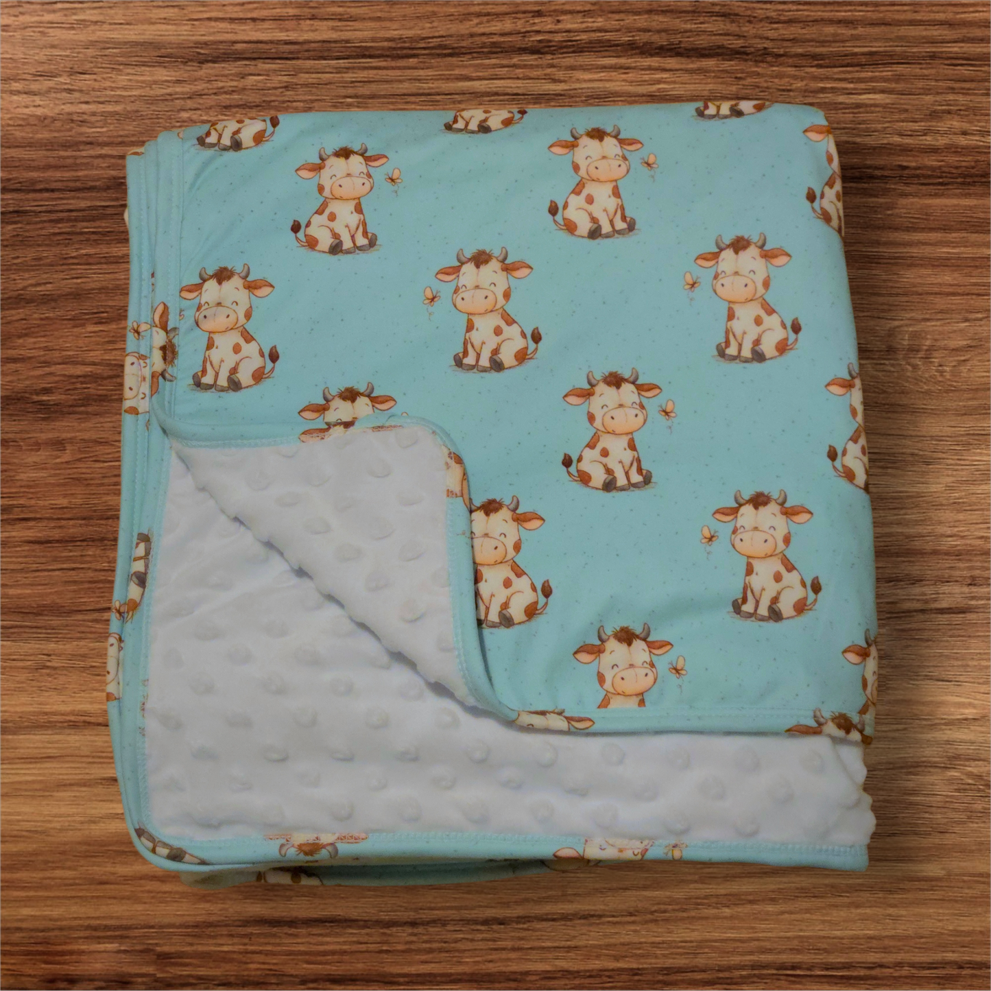 Couverture minky prestige vaches