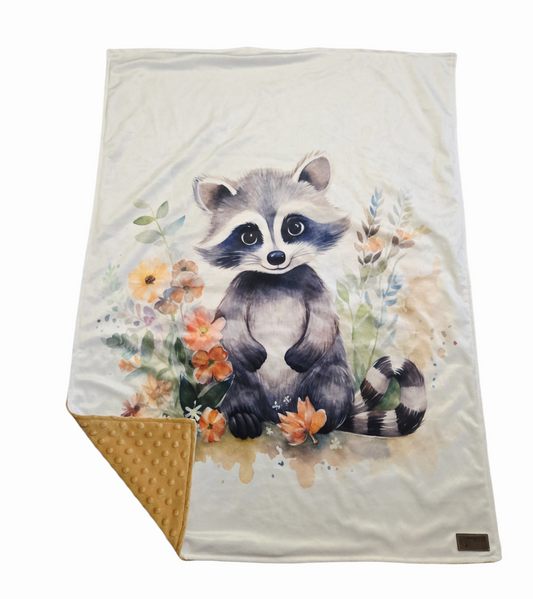 Couverture minky raton