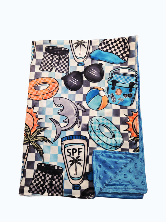 Couverture minky summer