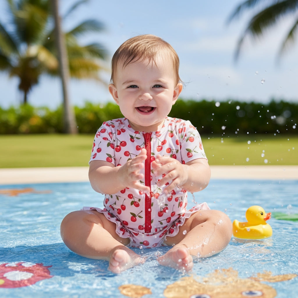 Maillot de bain cerises