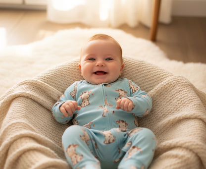 Pyjamas vaches brunes