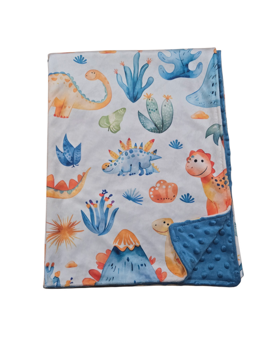 Couverture minky dinos